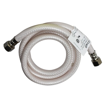 Thrifco Plumbing 1/2 Inch Comp x 1/2 Inch Comp Flexible Braided PVC 36 Inch Riser 4400454